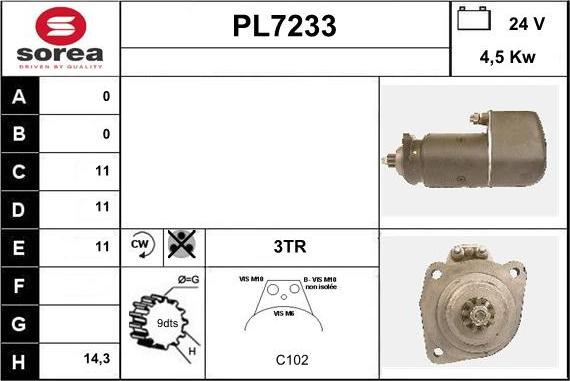 Sera PL7233 - Starteris ps1.lv