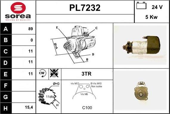 Sera PL7232 - Starteris ps1.lv