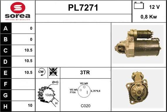 Sera PL7271 - Starteris ps1.lv