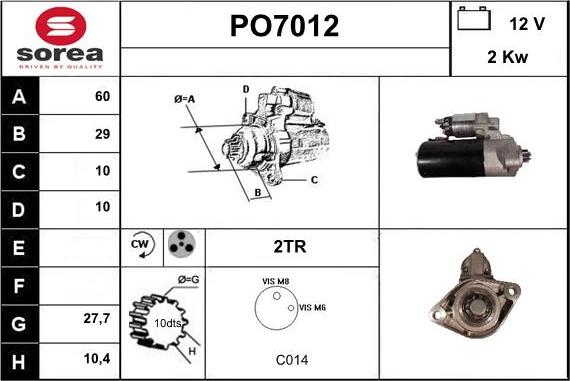 Sera PO7012 - Starteris ps1.lv