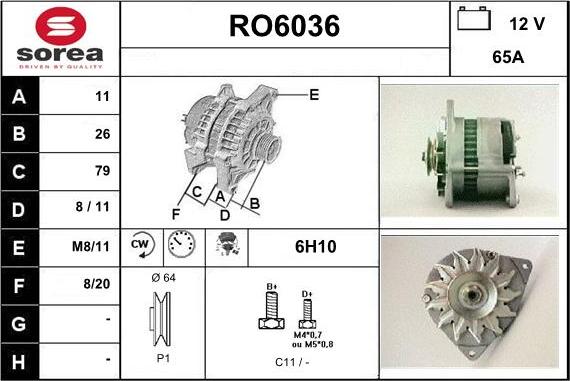 Sera RO6036 - Ģenerators ps1.lv