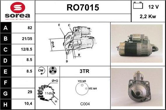 Sera RO7015 - Starteris ps1.lv