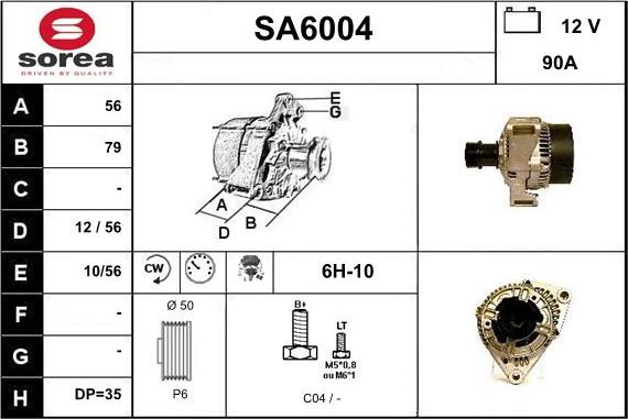 Sera SA6004 - Ģenerators ps1.lv