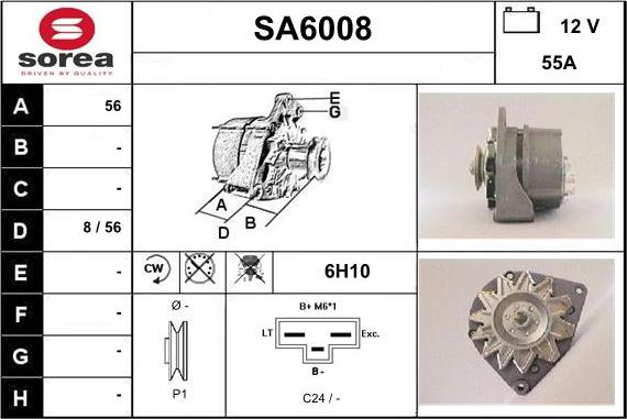 Sera SA6008 - Ģenerators ps1.lv