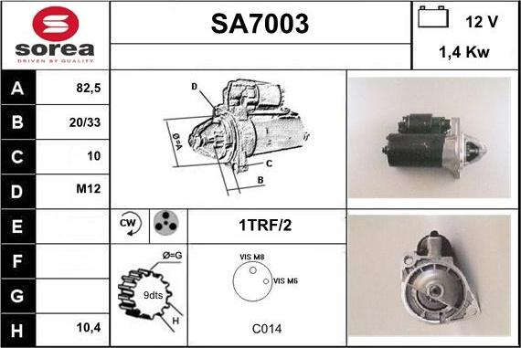 Sera SA7003 - Starteris ps1.lv