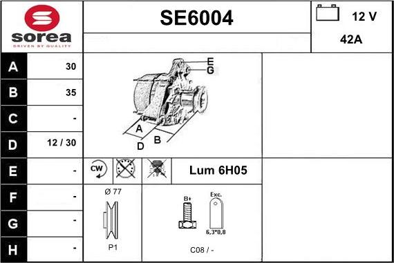 Sera SE6004 - Ģenerators ps1.lv