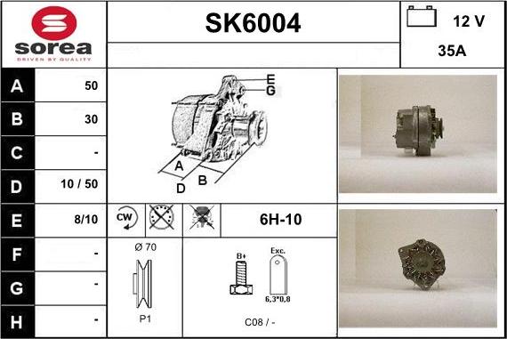 Sera SK6004 - Ģenerators ps1.lv