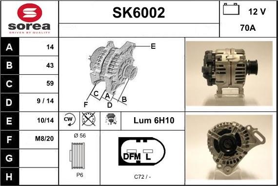 Sera SK6002 - Ģenerators ps1.lv