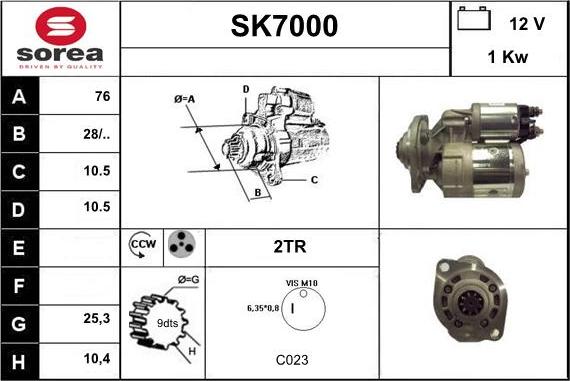 Sera SK7000 - Starteris ps1.lv