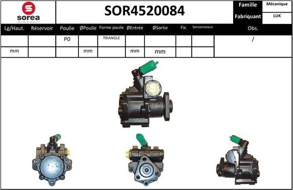 Sera SOR4520084 - Hidrosūknis, Stūres iekārta ps1.lv