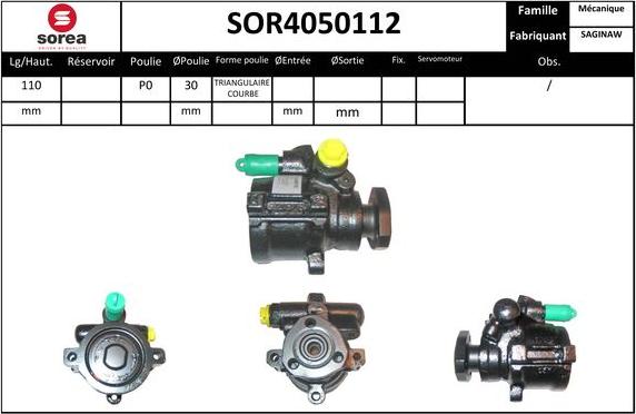 Sera SOR4050112 - Hidrosūknis, Stūres iekārta ps1.lv