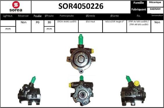 Sera SOR4050226 - Hidrosūknis, Stūres iekārta ps1.lv