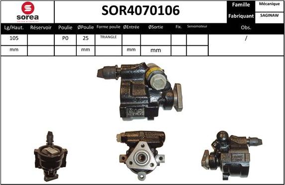 Sera SOR4070106 - Hidrosūknis, Stūres iekārta ps1.lv