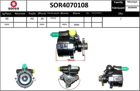 Sera SOR4070108 - Hidrosūknis, Stūres iekārta ps1.lv