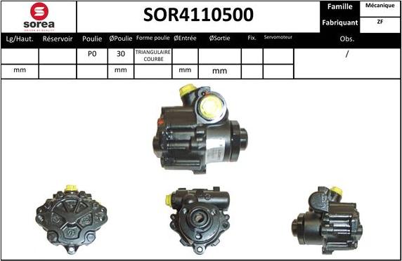 Sera SOR4110500 - Hidrosūknis, Stūres iekārta ps1.lv