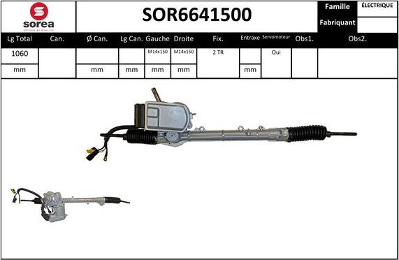 Sera SOR6641500 - Stūres mehānisms ps1.lv