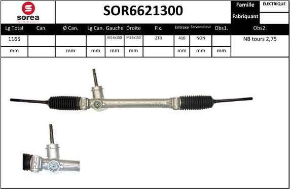 Sera SOR6621300 - Stūres mehānisms ps1.lv