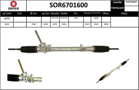 Sera SOR6701600 - Stūres mehānisms ps1.lv