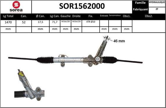 Sera SOR1562000 - Stūres mehānisms ps1.lv