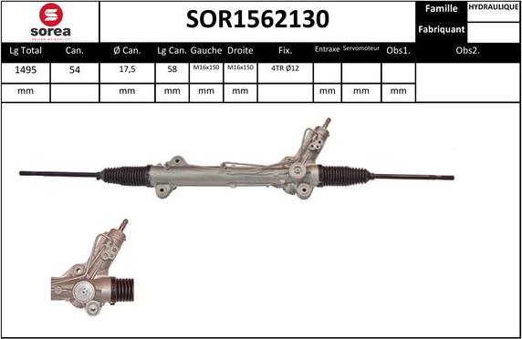 Sera SOR1562130 - Stūres mehānisms ps1.lv