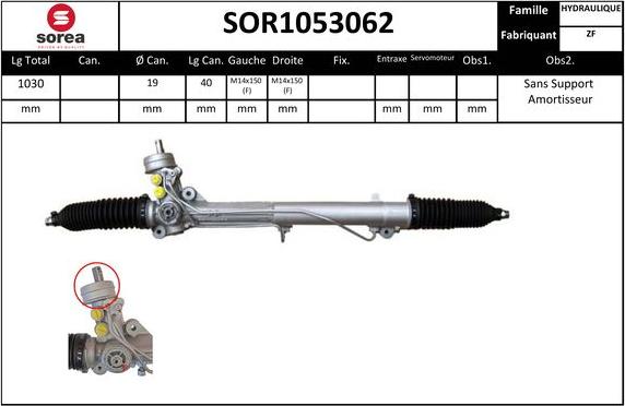 Sera SOR1053062 - Stūres mehānisms ps1.lv