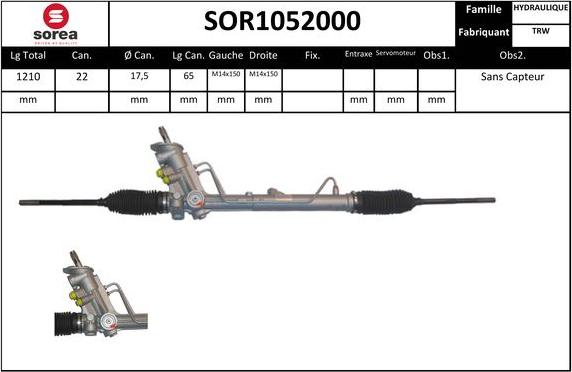 Sera SOR1052000 - Stūres mehānisms ps1.lv