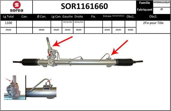 Sera SOR1161660 - Stūres mehānisms ps1.lv