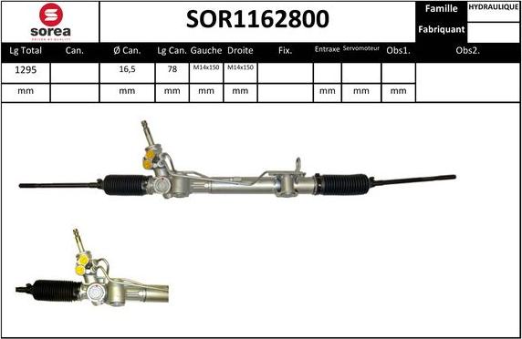 Sera SOR1162800 - Stūres mehānisms ps1.lv