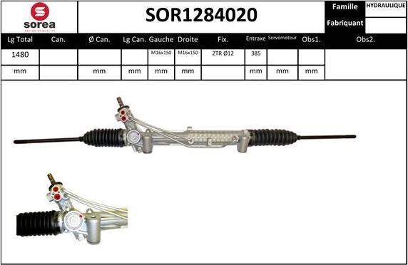 Sera SOR1284020 - Stūres mehānisms ps1.lv