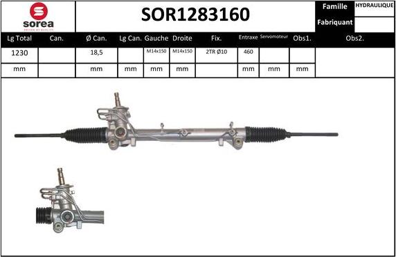 Sera SOR1283160 - Stūres mehānisms ps1.lv