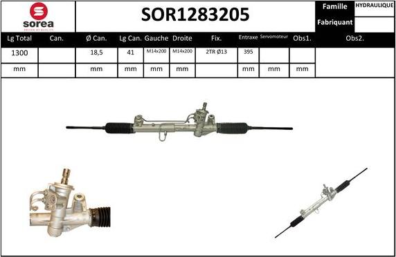 Sera SOR1283205 - Stūres mehānisms ps1.lv