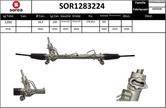 Sera SOR1283224 - Stūres mehānisms ps1.lv