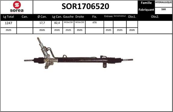 Sera SOR1706520 - Stūres mehānisms ps1.lv