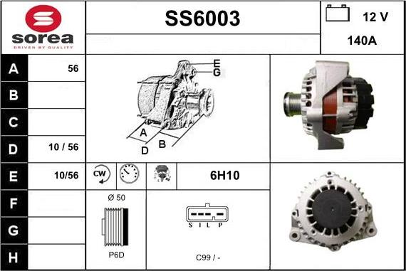 Sera SS6003 - Ģenerators ps1.lv