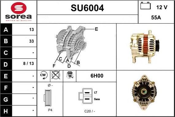 Sera SU6004 - Ģenerators ps1.lv