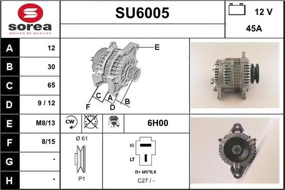 Sera SU6005 - Ģenerators ps1.lv