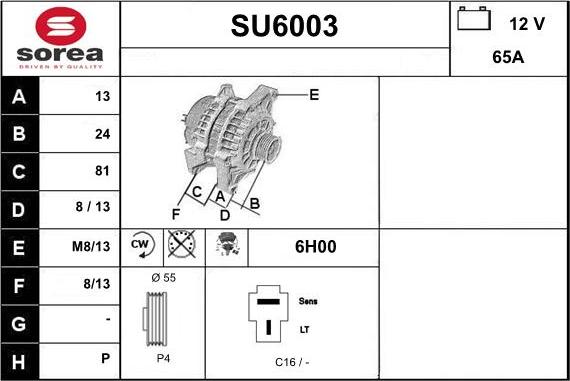 Sera SU6003 - Ģenerators ps1.lv