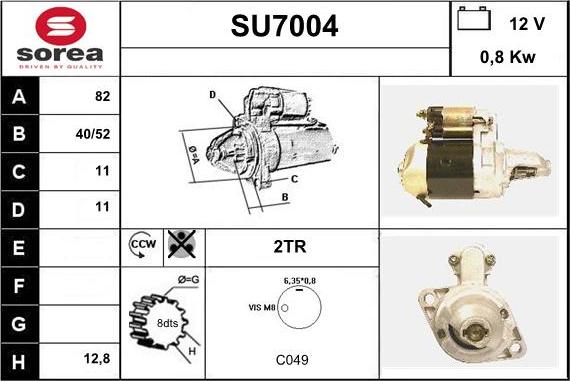 Sera SU7004 - Starteris ps1.lv