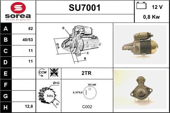 Sera SU7001 - Starteris ps1.lv