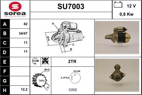 Sera SU7003 - Starteris ps1.lv