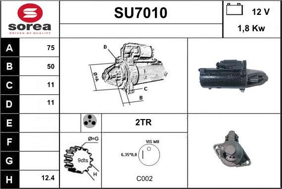 Sera SU7010 - Starteris ps1.lv