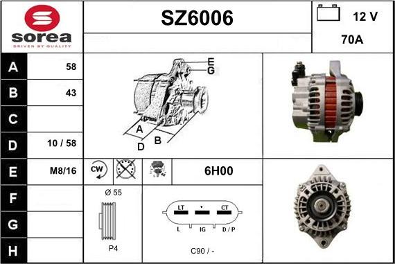 Sera SZ6006 - Ģenerators ps1.lv