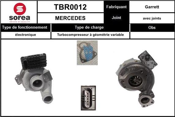 Sera TBR0012 - Kompresors, Turbopūte ps1.lv