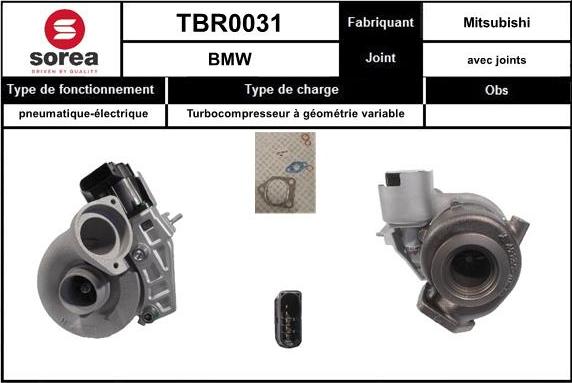 Sera TBR0031 - Kompresors, Turbopūte ps1.lv