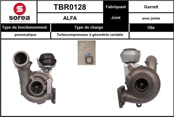 Sera TBR0128 - Kompresors, Turbopūte ps1.lv