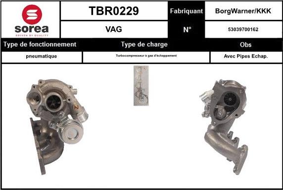 Sera TBR0229 - Kompresors, Turbopūte ps1.lv