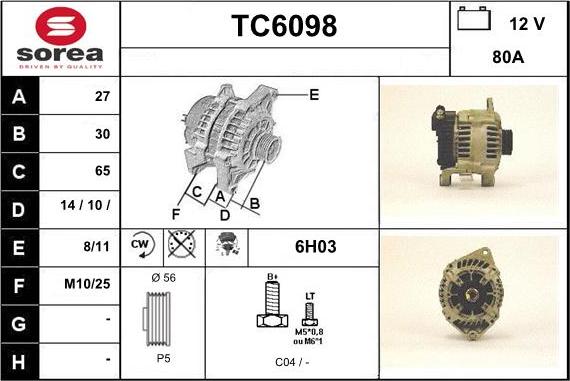 Sera TC6098 - Ģenerators ps1.lv