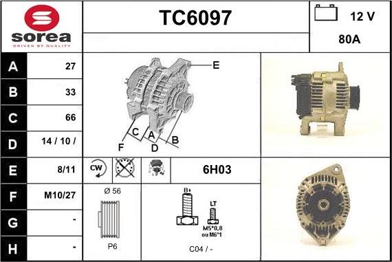 Sera TC6097 - Ģenerators ps1.lv