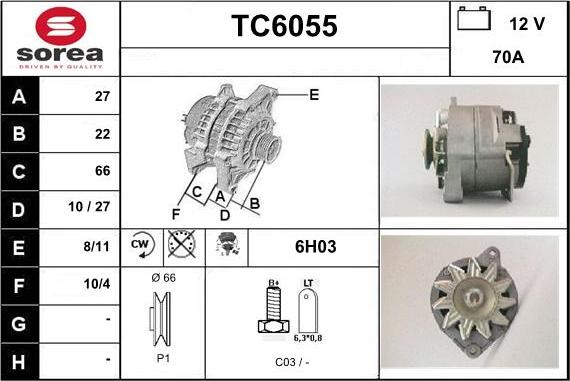 Sera TC6055 - Ģenerators ps1.lv