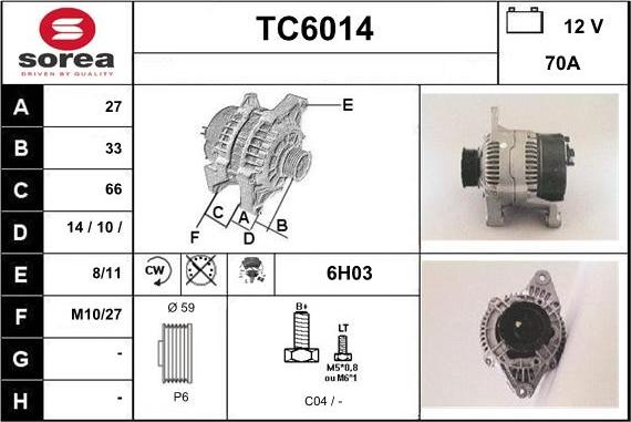 Sera TC6014 - Ģenerators ps1.lv